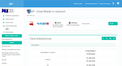 Desktop Screenshot of bip.lipiany.pl